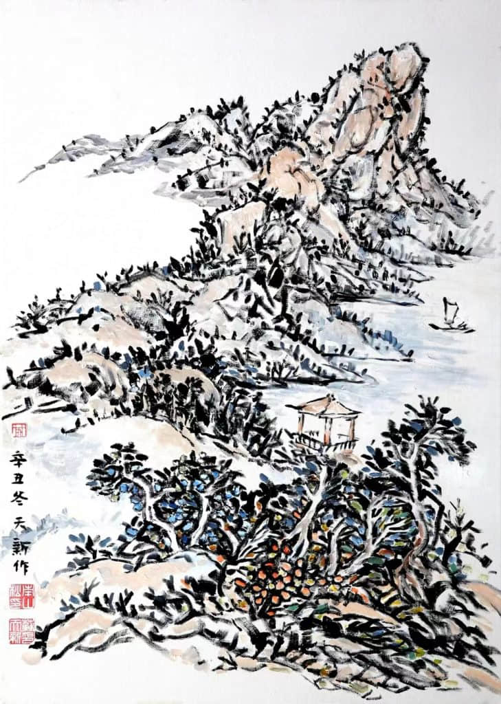 “奋进新征程”庆祝三亚市第八次党代会胜利召开美术作品展网络展