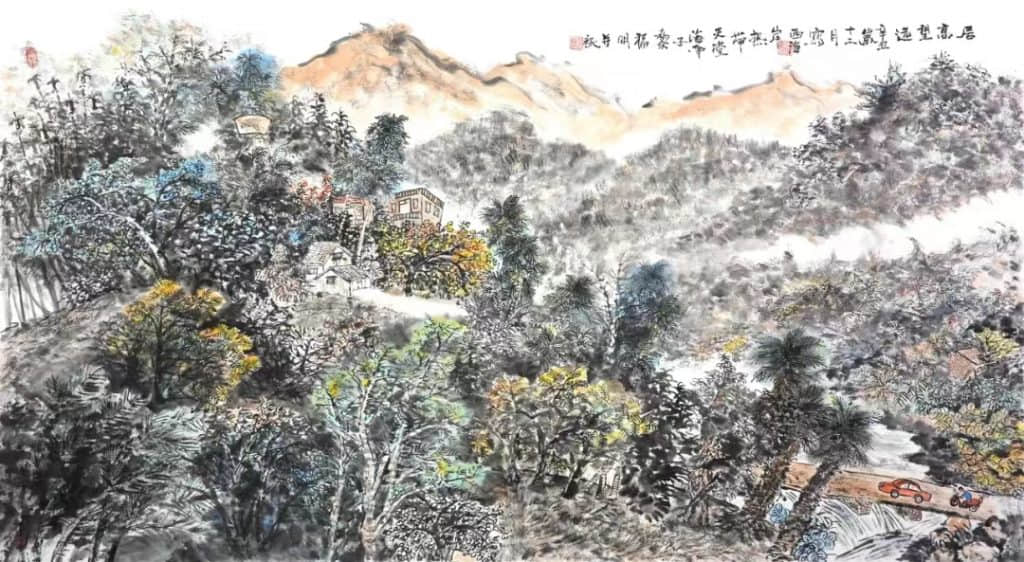 “奋进新征程”庆祝三亚市第八次党代会胜利召开美术作品展网络展