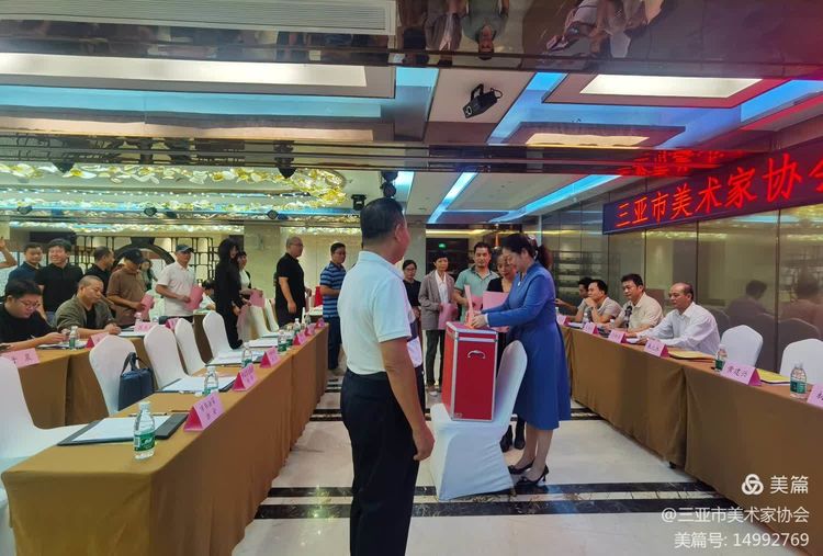 三亚市美术家协会第二次会员代表大会成功召开