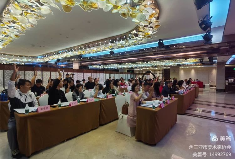 三亚市美术家协会第二次会员代表大会成功召开