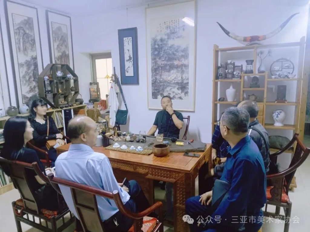 三亚美术家协会“北京行-庆华诞 探古韵 赏创新”艺术交流活动
