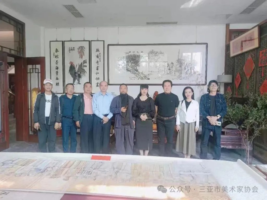 三亚美术家协会“北京行-庆华诞 探古韵 赏创新”艺术交流活动